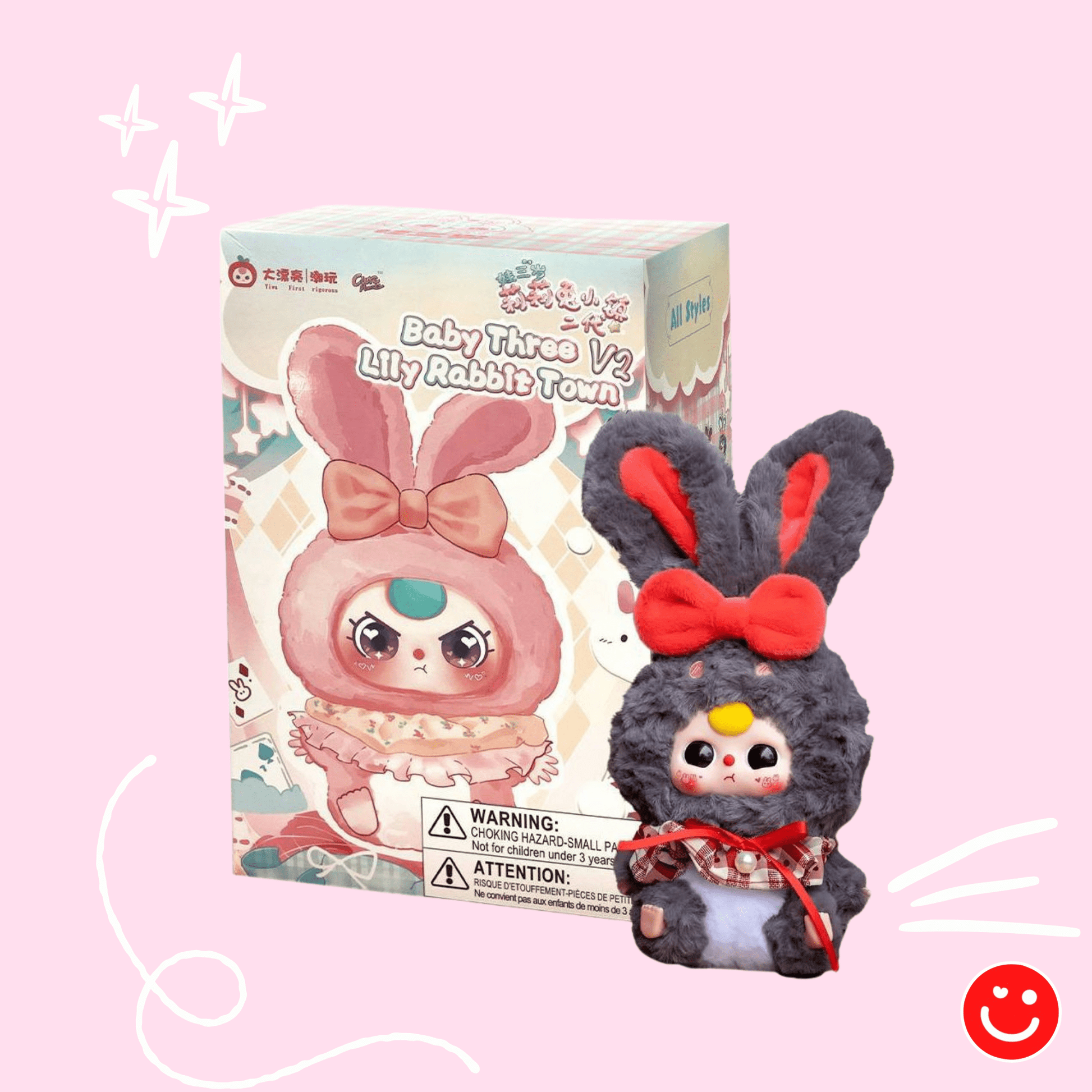 Baby Three Lily Rabbit Town V2 Series Plush Blind Box - OVERRATED