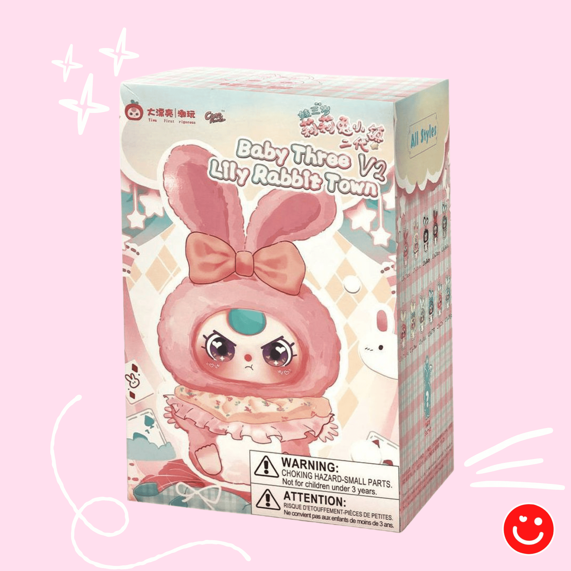 Baby Three Lily Rabbit Town V2 Series Plush Blind Box - OVERRATED