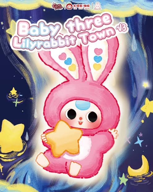 Baby Three Lily Rabbit Town V3 Plush Blind Box - OVERRATED