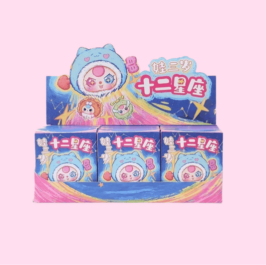 Baby Three New Twelve Constellation Series Plush Blind Box - OVERRATED