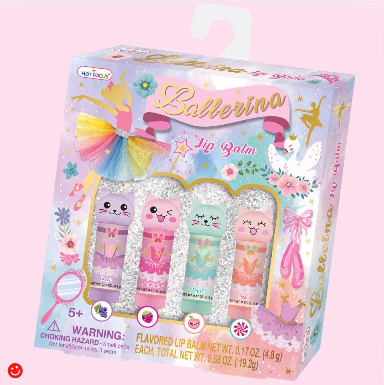 Korean lip balm set flavored Ballerina collection all shades - Overrated Korean Beauty & More