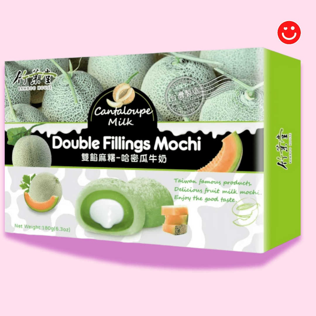 Bamboo House Double Filling Mochi Cantaloupe Milk 6.3 oz - OVERRATED