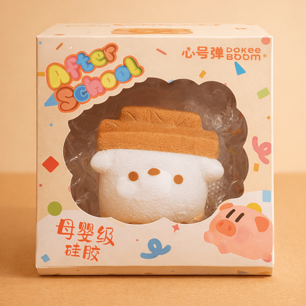 kawaii squishy toy cute bao bun character soft stress relief toy - Overrated Korean Beauty & More