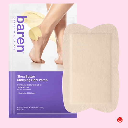 Baren Shea Butter Sleeping Heel Patch, 10pcs - OVERRATED