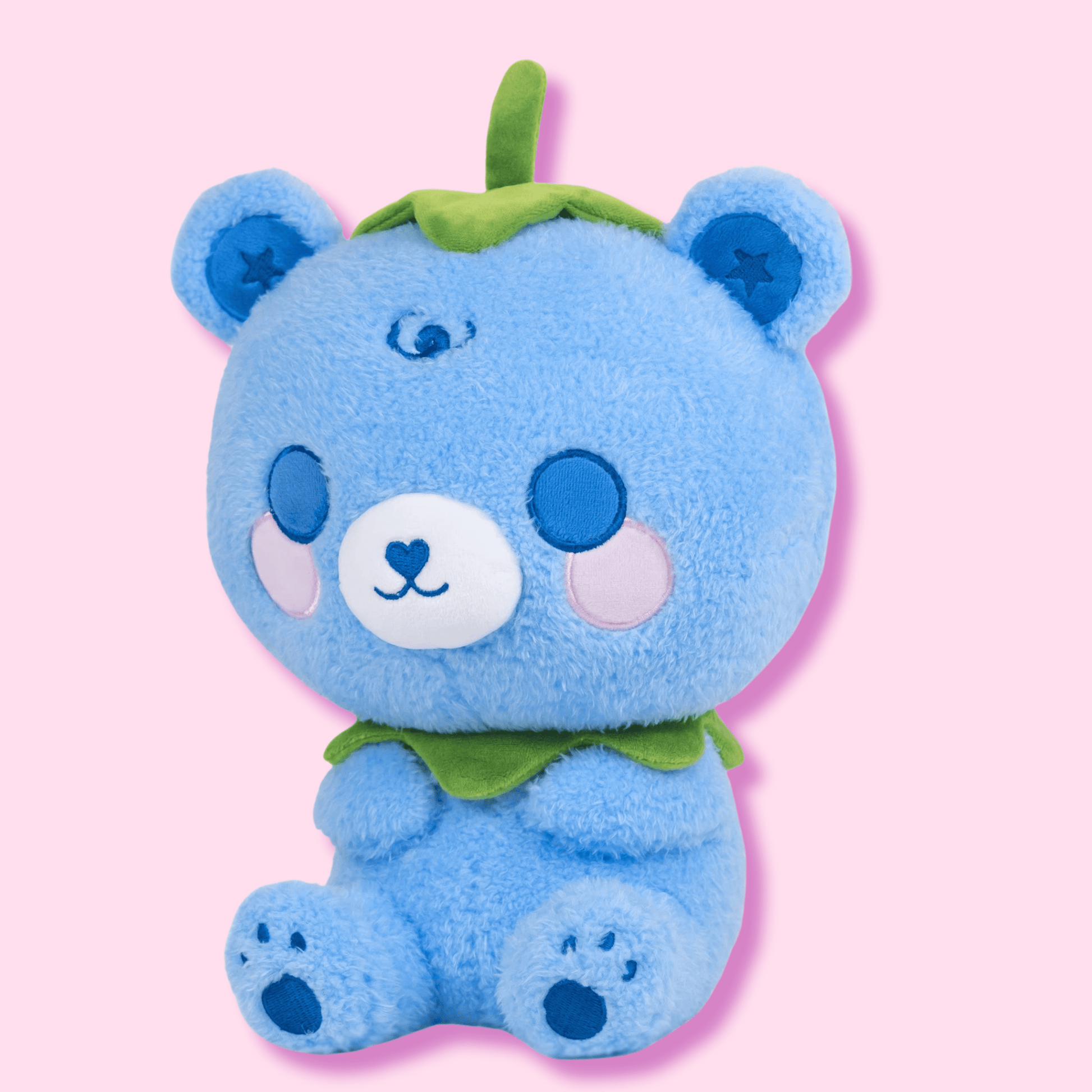 Bloo the Blueberry Bear ,Cute Kawaii Soft Blue Animal Plush - OVERRATED