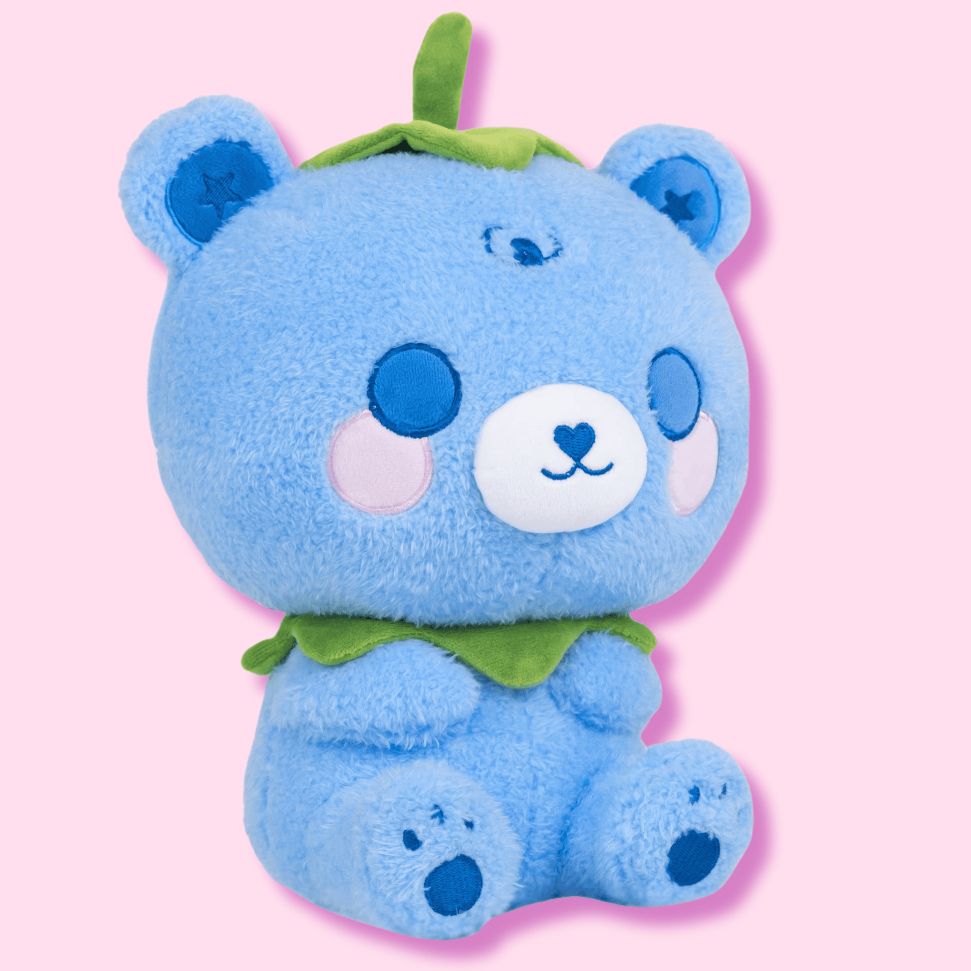 Bloo the Blueberry Bear ,Cute Kawaii Soft Blue Animal Plush - OVERRATED