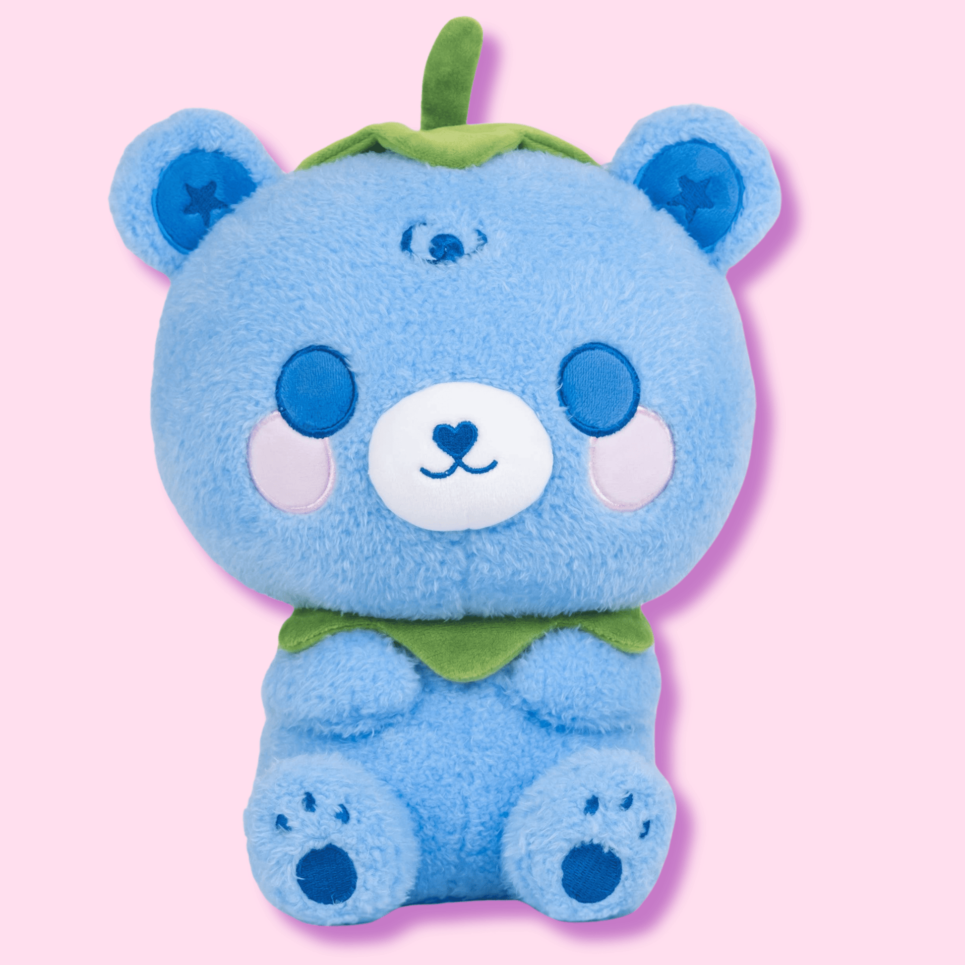 Bloo the Blueberry Bear ,Cute Kawaii Soft Blue Animal Plush - OVERRATED