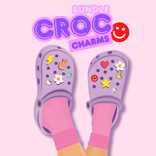 Bundle Shoe Charms for Crocs & Clog Sandals Set Of 5 - OVERRATED