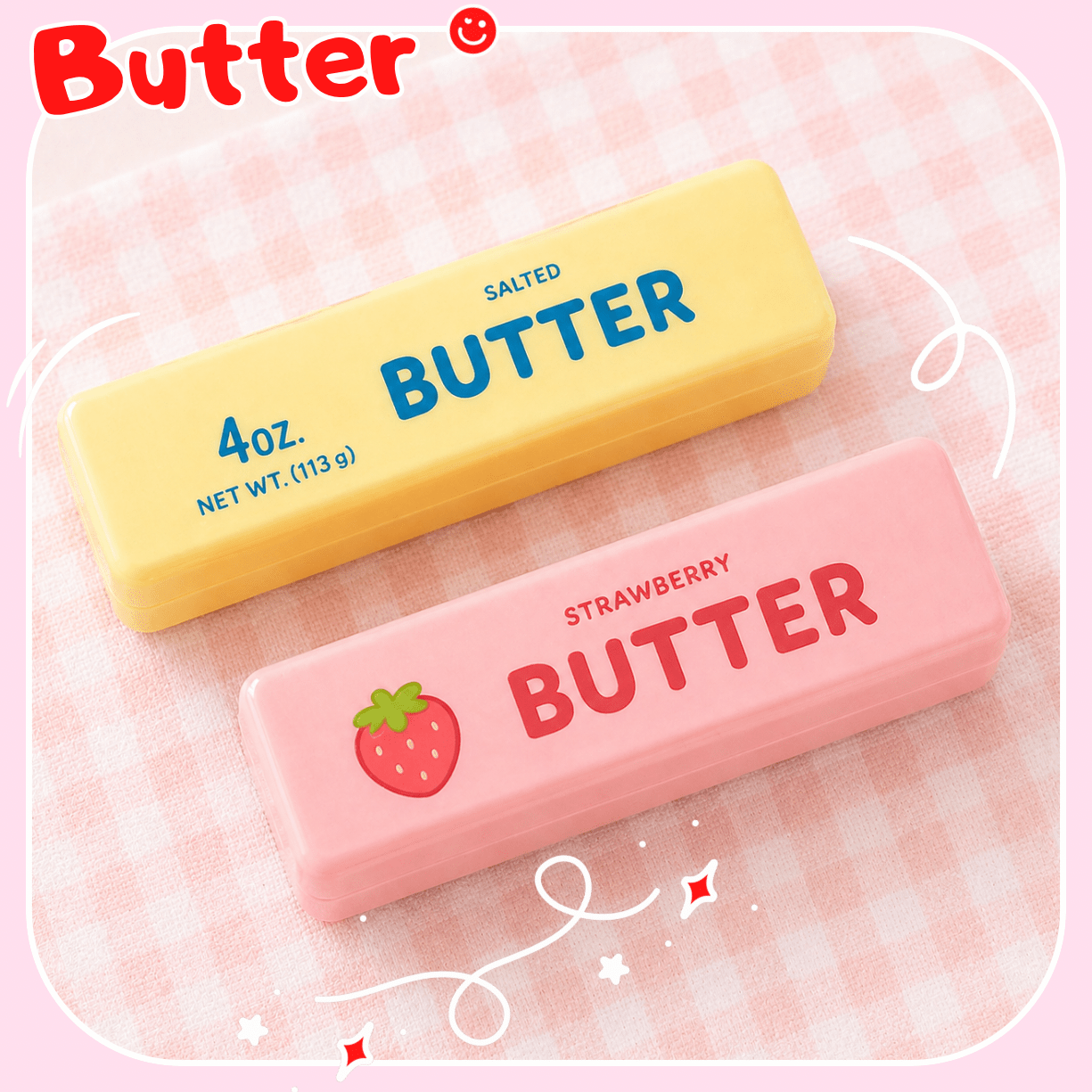 Butter Squishy Toy Kawaii Slow Rise Stress Relief - OVERRATED