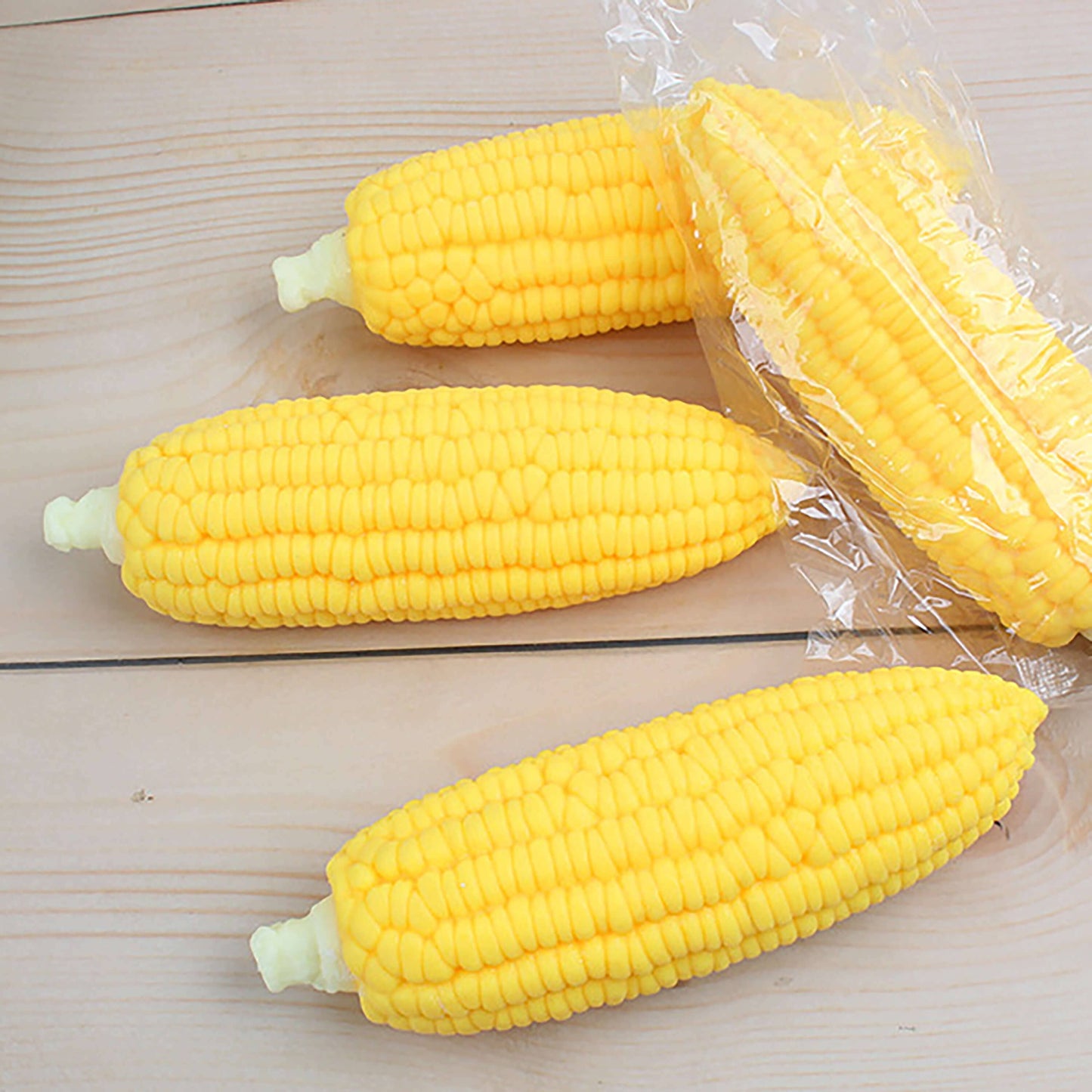 Kawaii Vegetable Market Stretchy & Squishy Realistic Corn On The Cob Sensory Toy