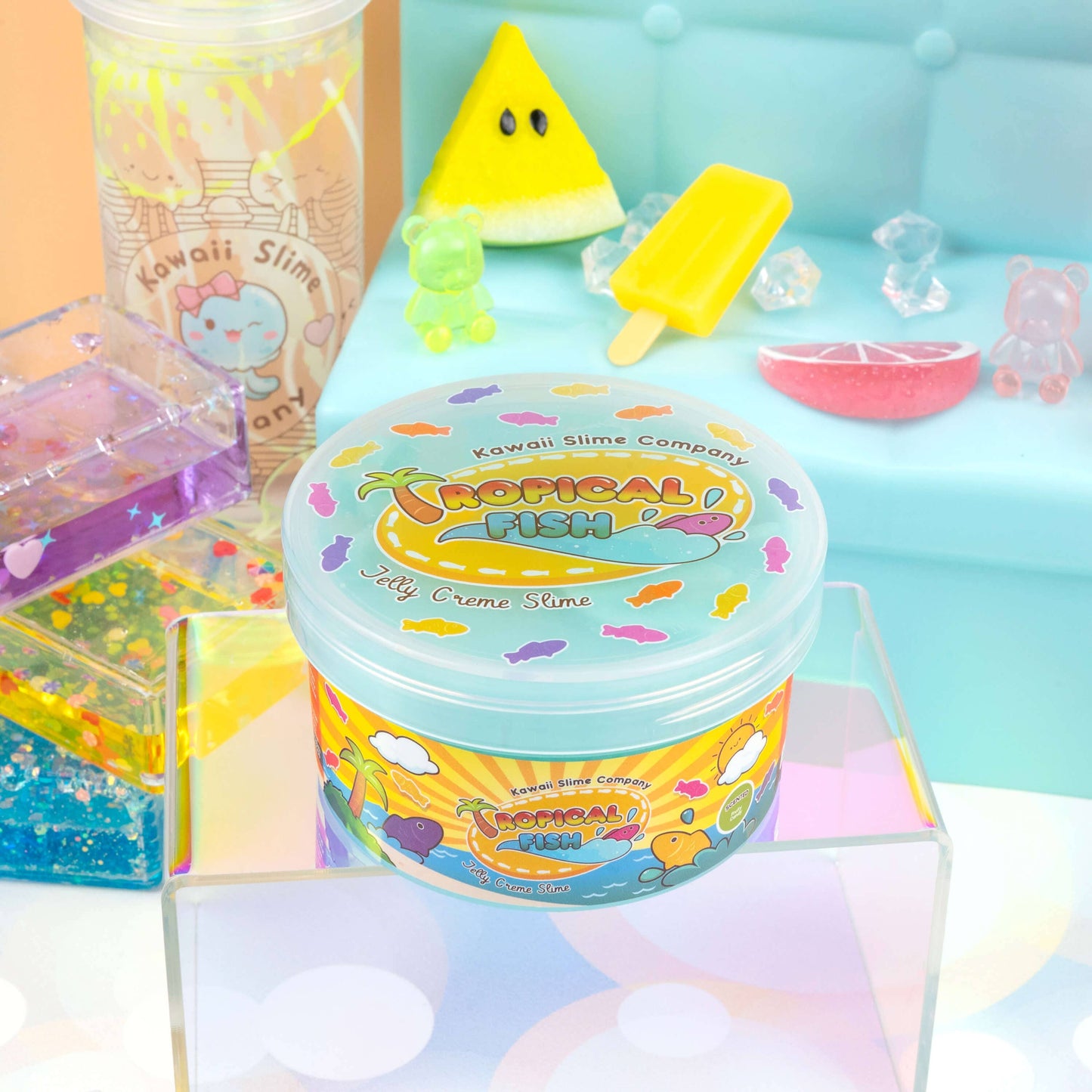 Kawaii Slime Co. Tropical Fish Jelly Creme Slime