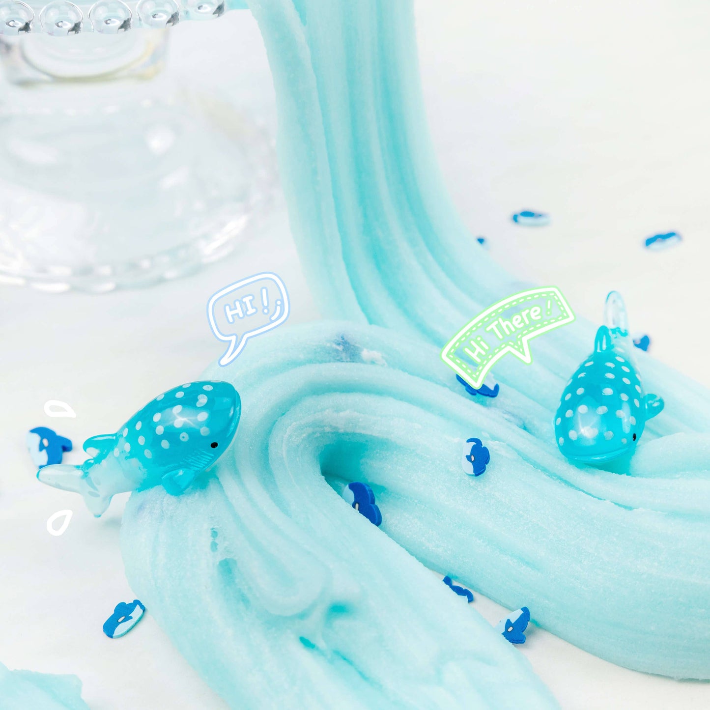 Kawaii Slime Co. Gummy Shark Jelly Creme Slime