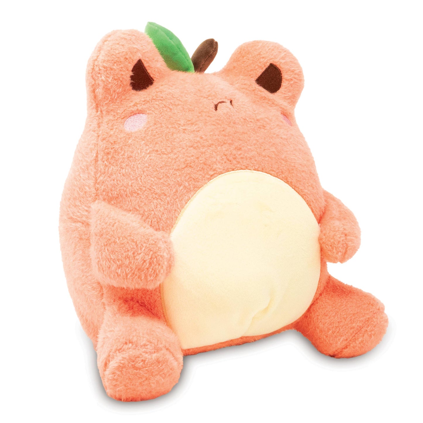 Kawaii Peach Wawa Soft Fruit Frog Plushie