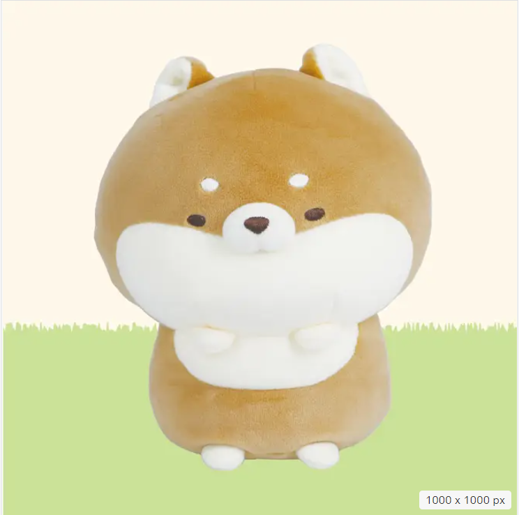 Japanese Plush SITTING SHIBA Series