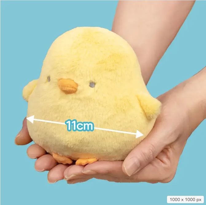 【Japanese plush】Chick PiyoPiyo Fuwarin Plush Toy M