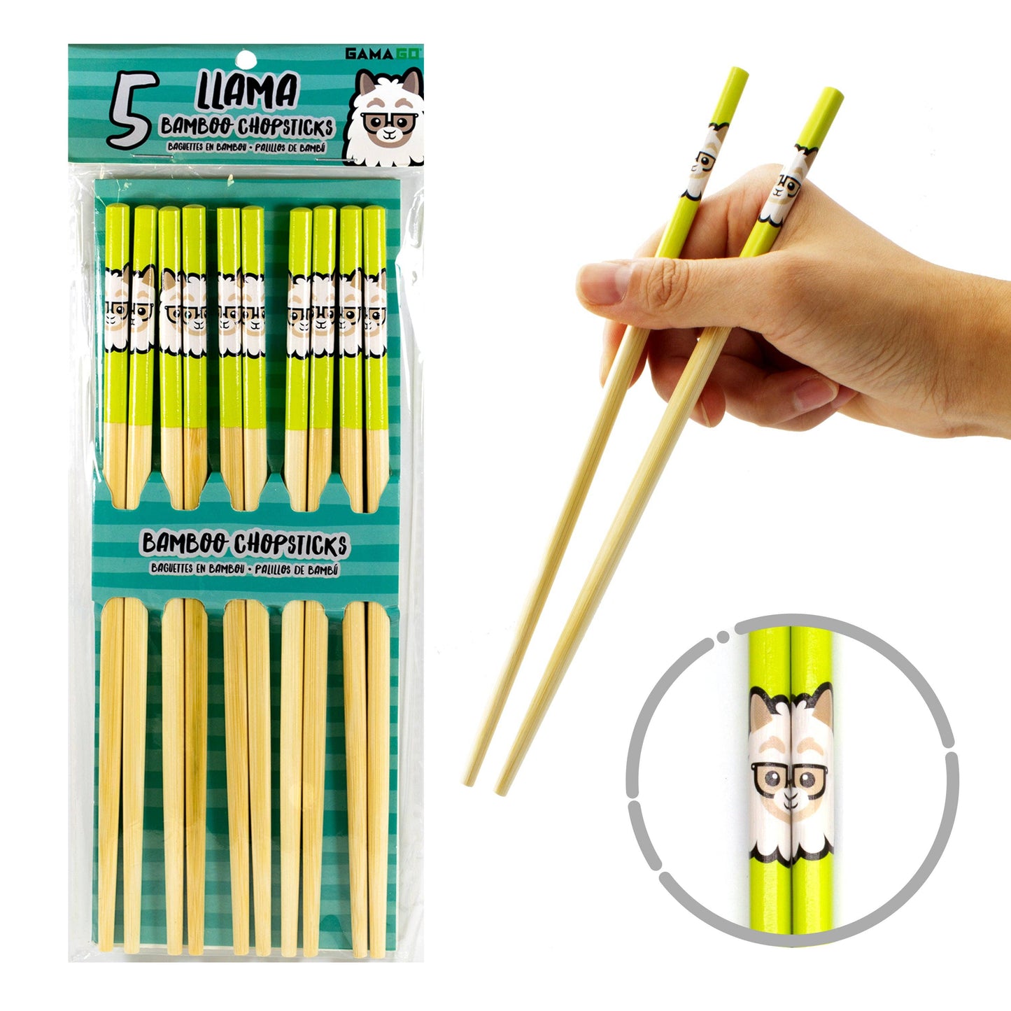 Llama Bamboo Chopsticks