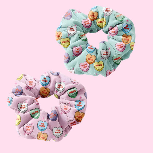 Candy Heart Scrunchie Set - OVERRATED