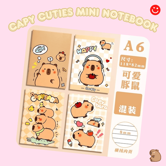 Capy Cuties Mini Capybara Notebook - OVERRATED