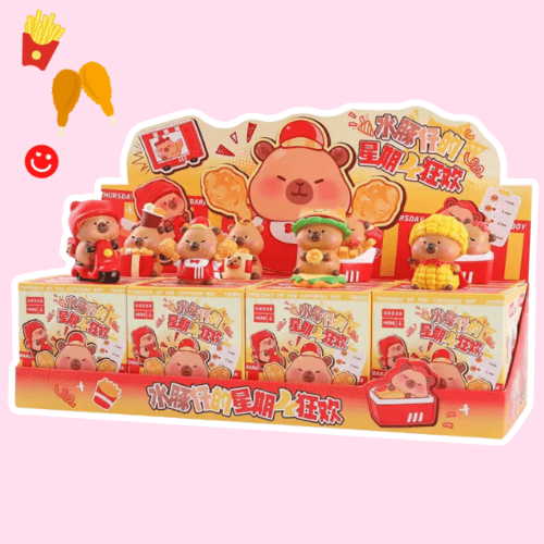 Capybara Boy Series Snack Time Collectible Figure Blind Box - OVERRATED