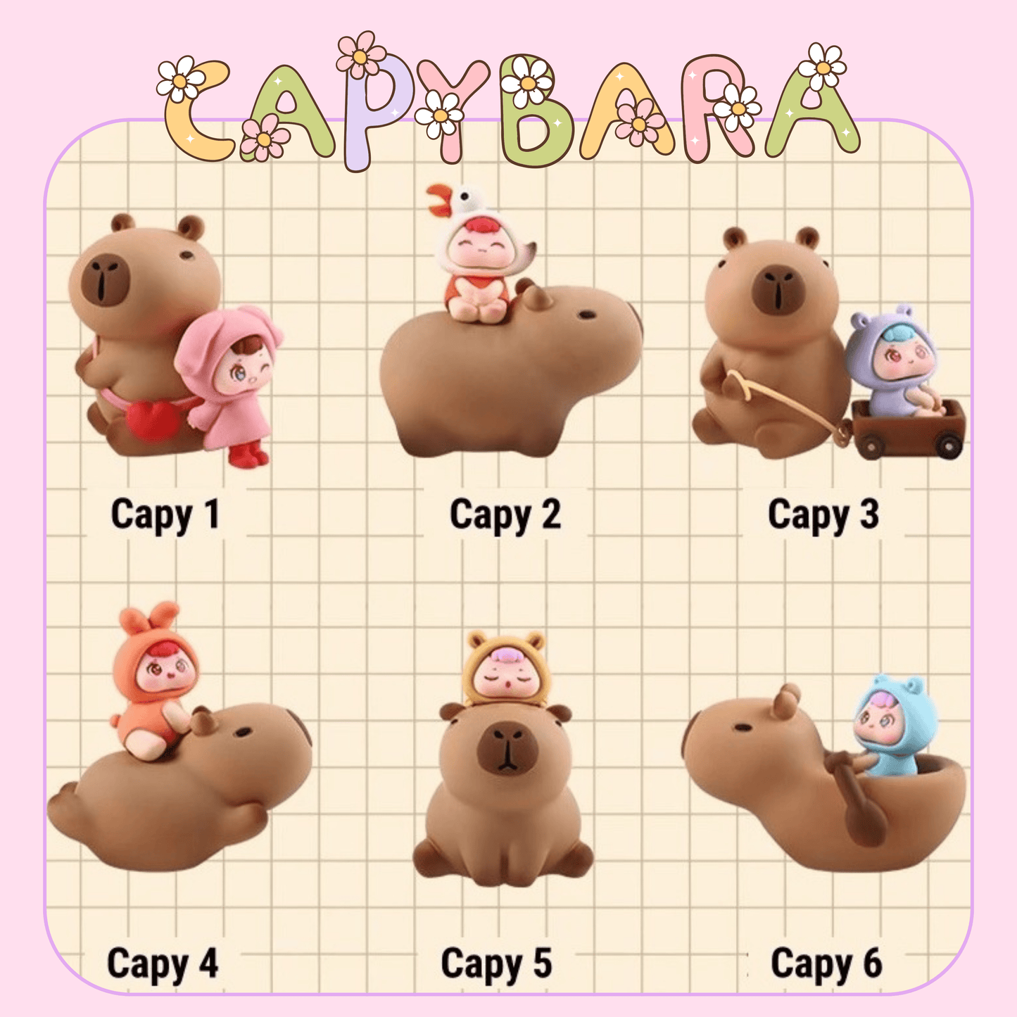 Capybara Companion Series Blind Box Figure - OVERRATED