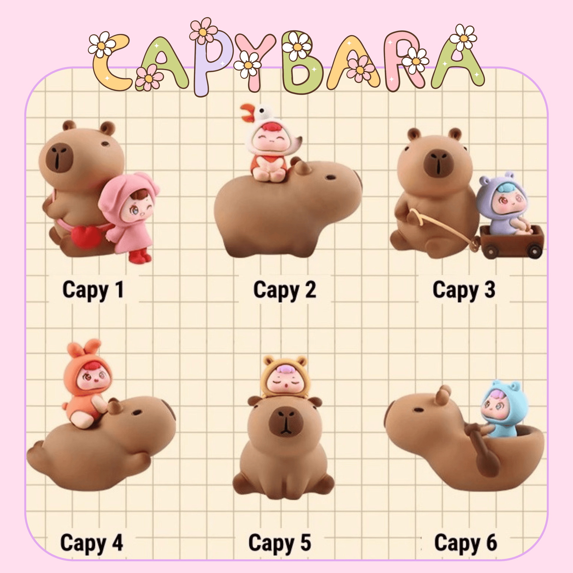 Capybara Companion Series Blind Box Figure - OVERRATED