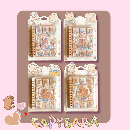 Capybara Dreamy Mini Notebook - OVERRATED