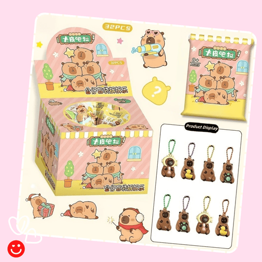 Capybara Mischief Keychain Blind Bag - OVERRATED