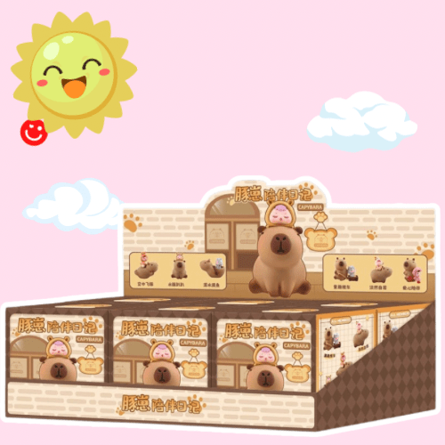 Capybara Series Cozy Life Collectible Figure Blind Box - OVERRATED