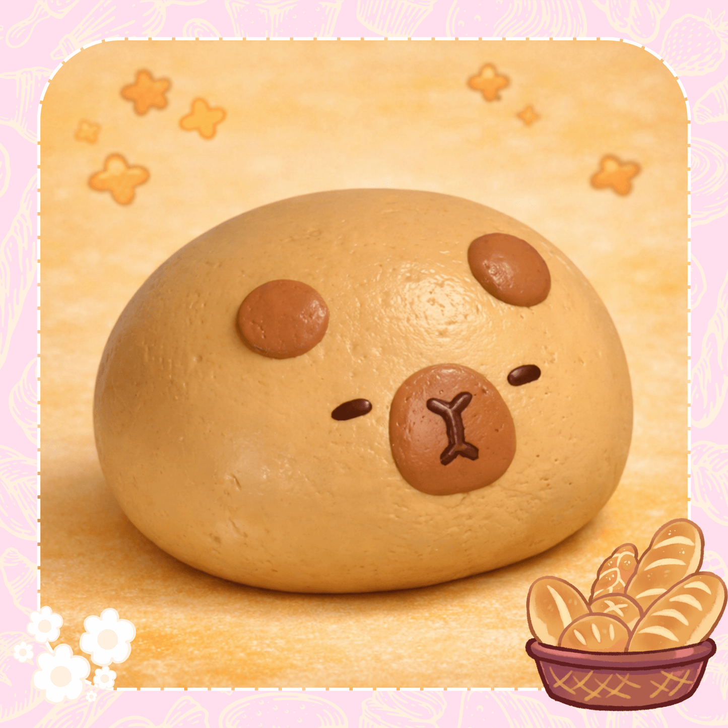 kawaii capybara squishy soft sensory toy