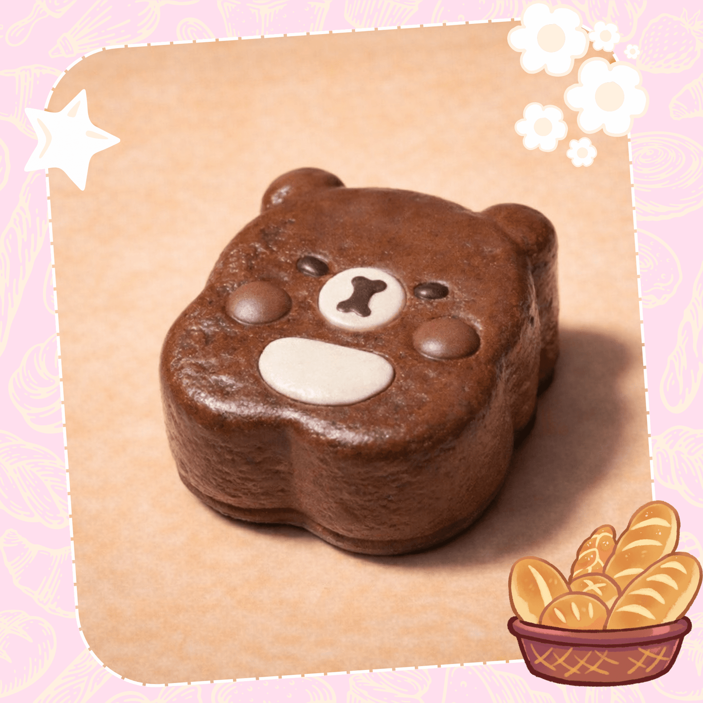 cute bakery squishy capybara character