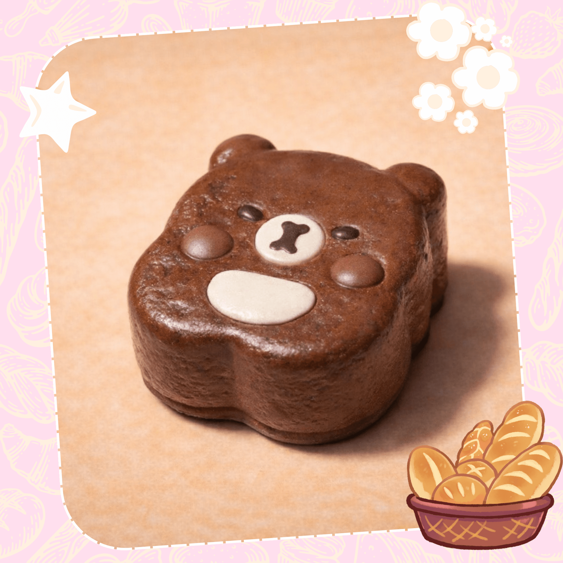 cute bakery squishy capybara character