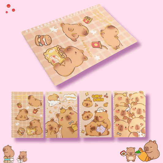 Capybara Stationery A5 Notebook - OVERRATED