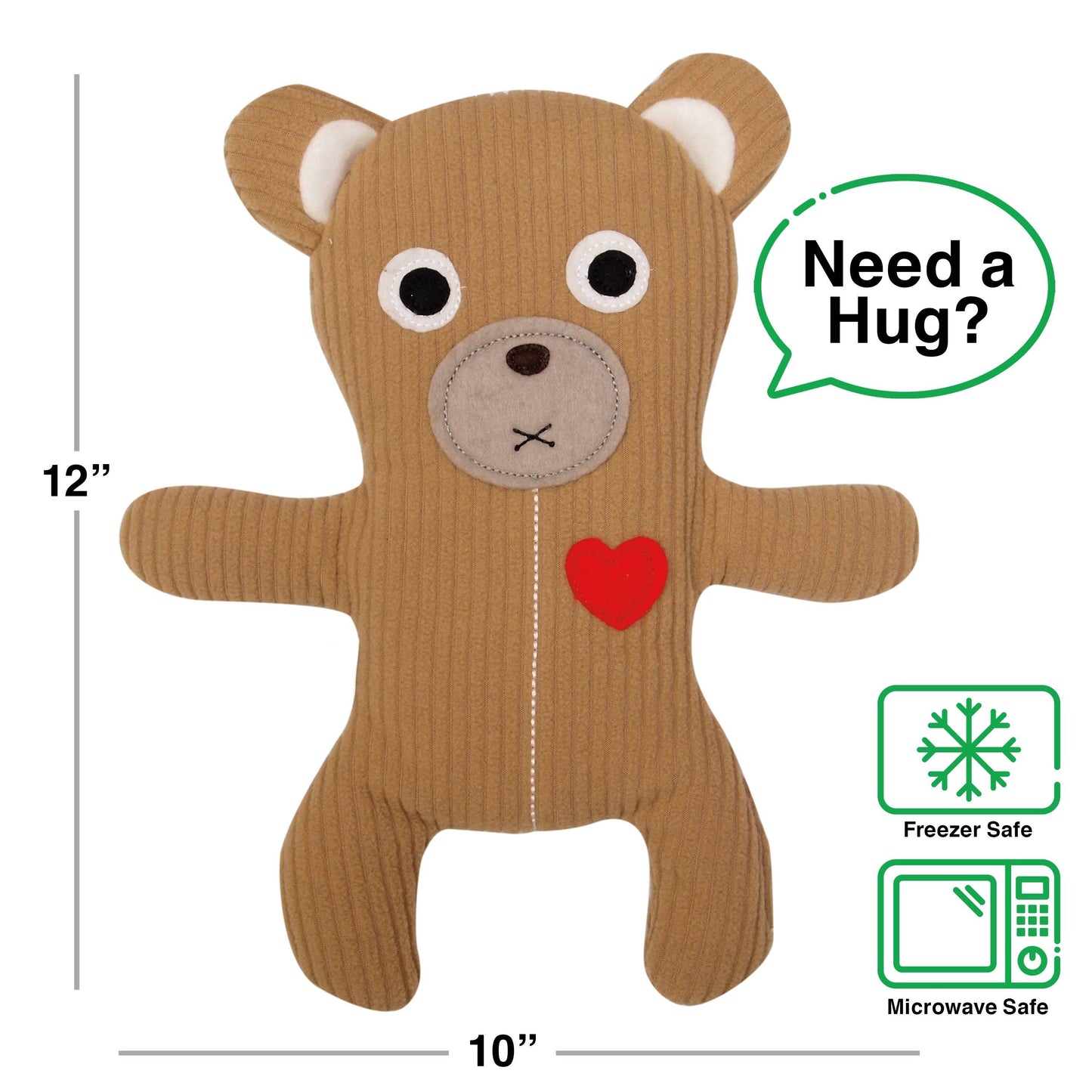 Huggable Teddy Bear Heating Pad and Pillow