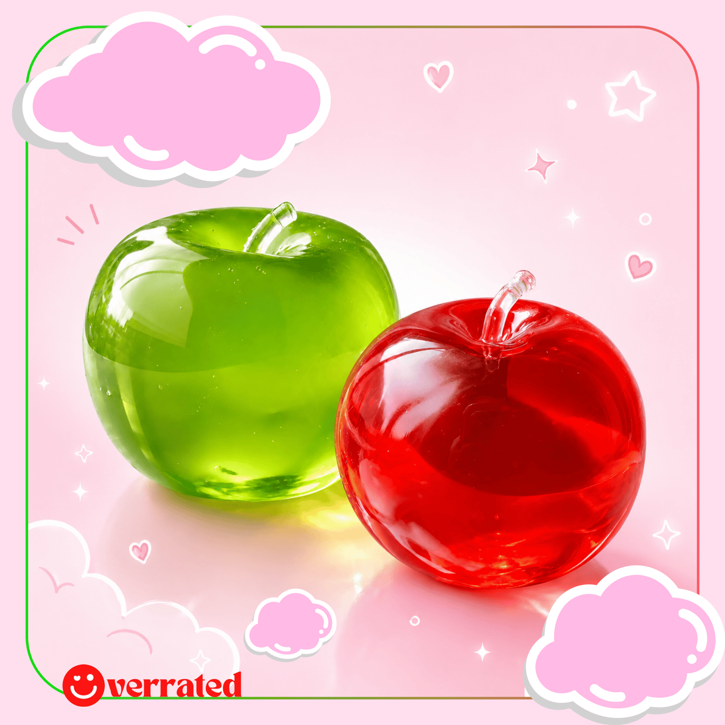 Chiboki Crystal Apple Jelly Squishy - OVERRATED