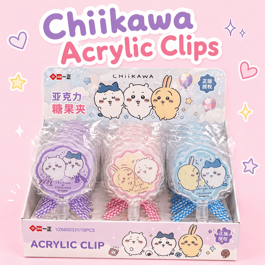 Chiikawa Acrylic Clips - OVERRATED