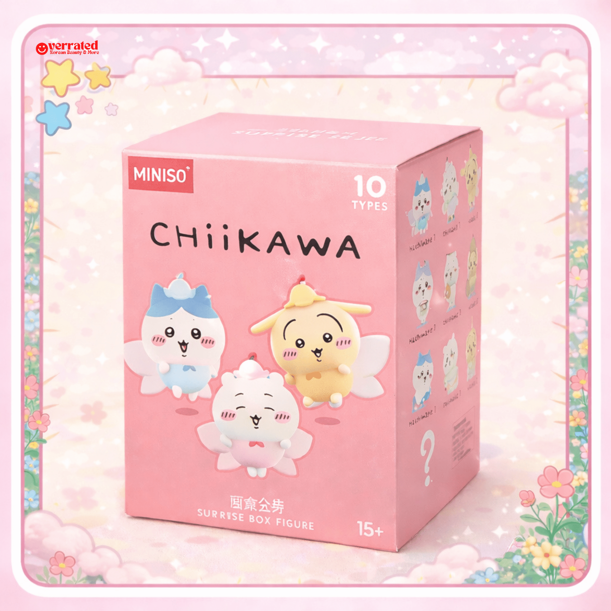 Kawaii blind box figures Chiikawa Fairy Series product box packaging - Overrated Korean Beauty & More