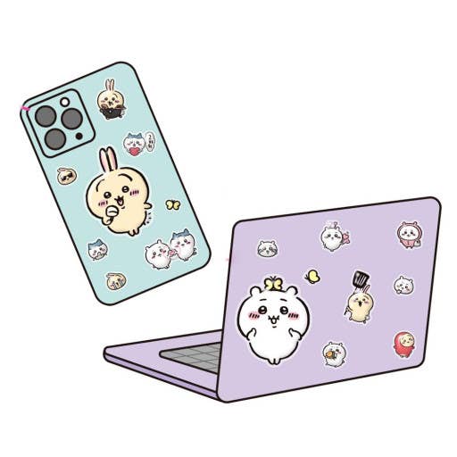 Chiikawa & Friends 5 Sizes Jelly Coating Deco Series 2 Stickers - OVERRATED