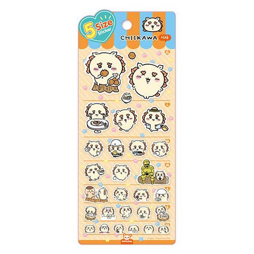 Chiikawa & Friends 5 Sizes Jelly Coating Deco Series 2 Stickers - OVERRATED