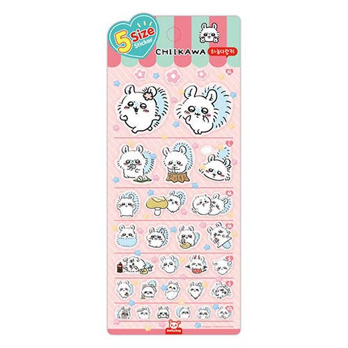 Chiikawa & Friends 5 Sizes Jelly Coating Deco Series 2 Stickers - OVERRATED