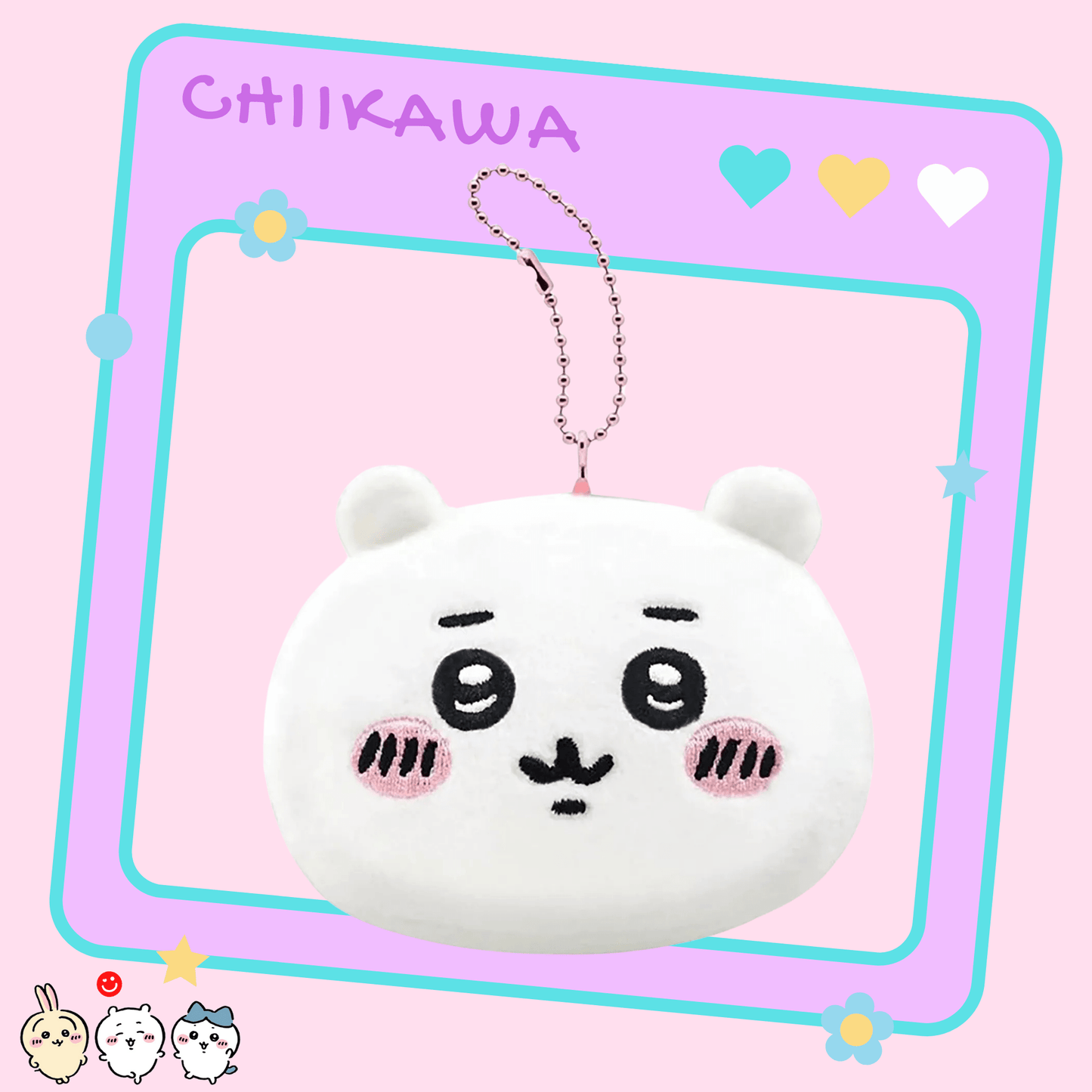 Chiikawa Mochi Mochi Face Mascot Gashapon Blind Box - OVERRATED