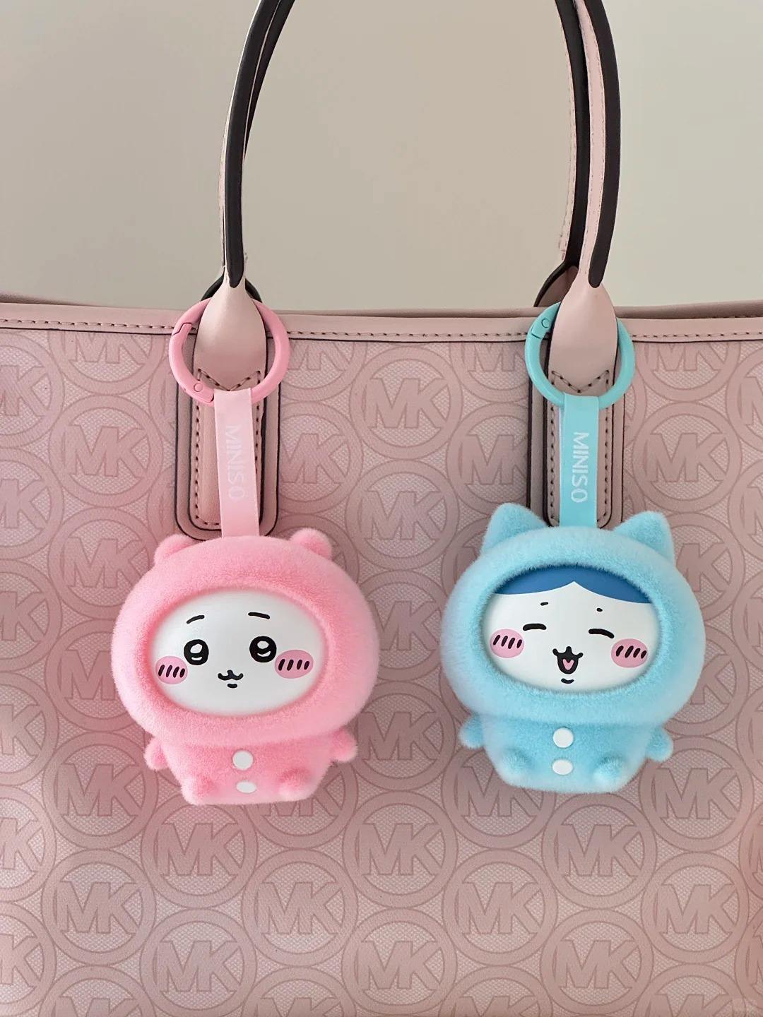 Chiikawa keychain unboxed figure pink packaging cute character set display - Overrated Korean Beauty & More