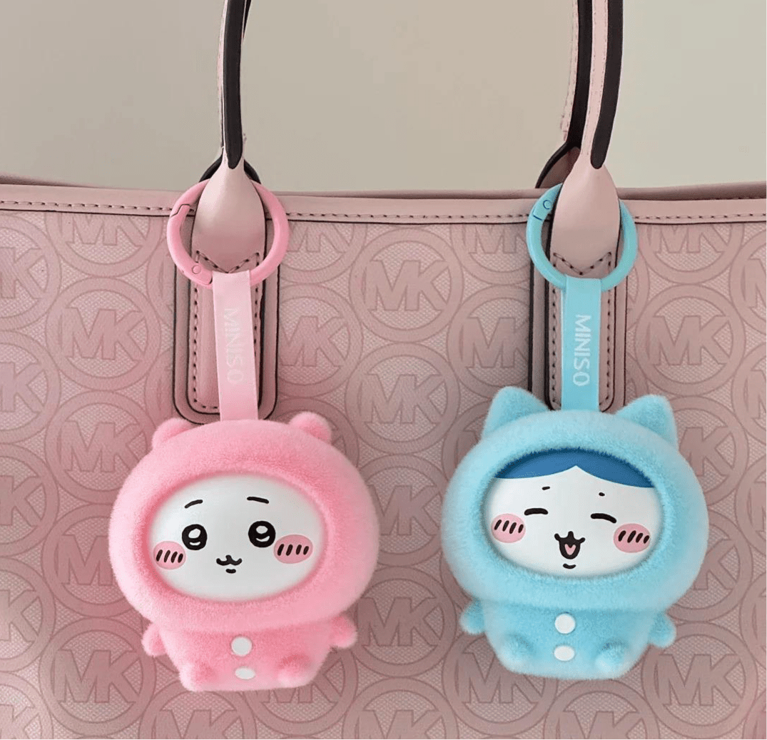 Chiikawa keychain two character plush keychains attached to bag charm - Overrated Korean Beauty & More