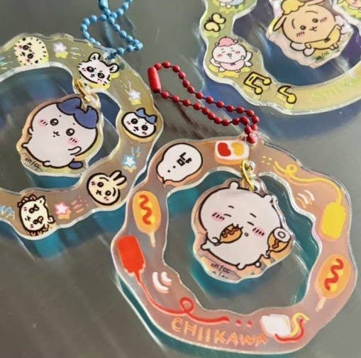 Chiikawa Twinkle Hologram Random key Ring Blind Box - OVERRATED