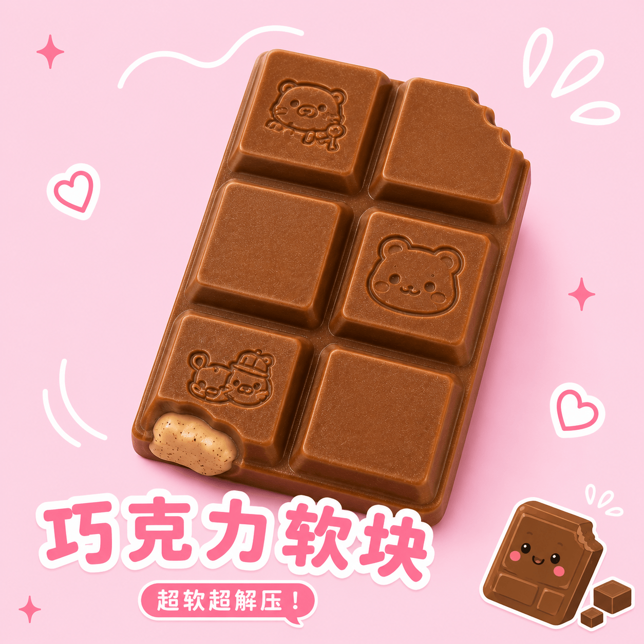 Chocolate Chunk Slow Rise Squishy Toy - OVERRATED