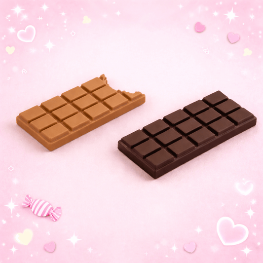 Kawaii chocolate squishy sensory fidget bar milk dark styles - Overrated Korean Beauty & More