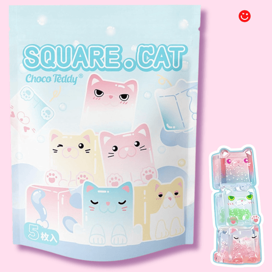 ChocoTeddy Square Cat Glow In The Dark Miniature Blind Bag Series 2 - OVERRATED
