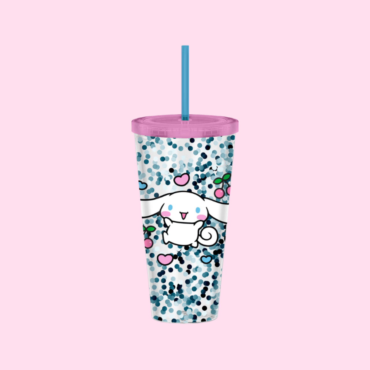 CINNAMOROLL CHERRY HEARTS 32oz Confetti Cold Cup - OVERRATED