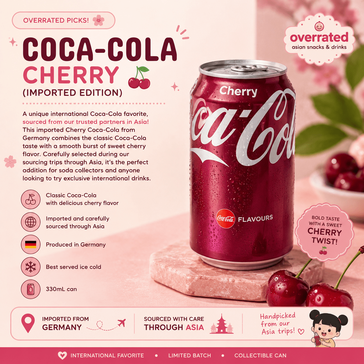 Coca-Cola Cherry Imported Edition - OVERRATED