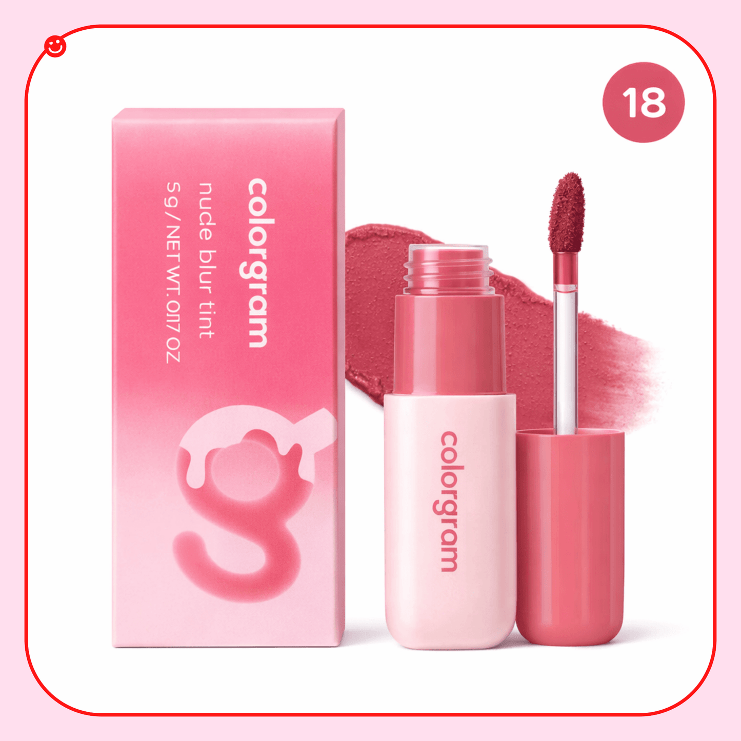 Korean lip tint Colorgram Amazing Berry Nude Blur velvet finish K-beauty - Overrated Korean Beauty & More