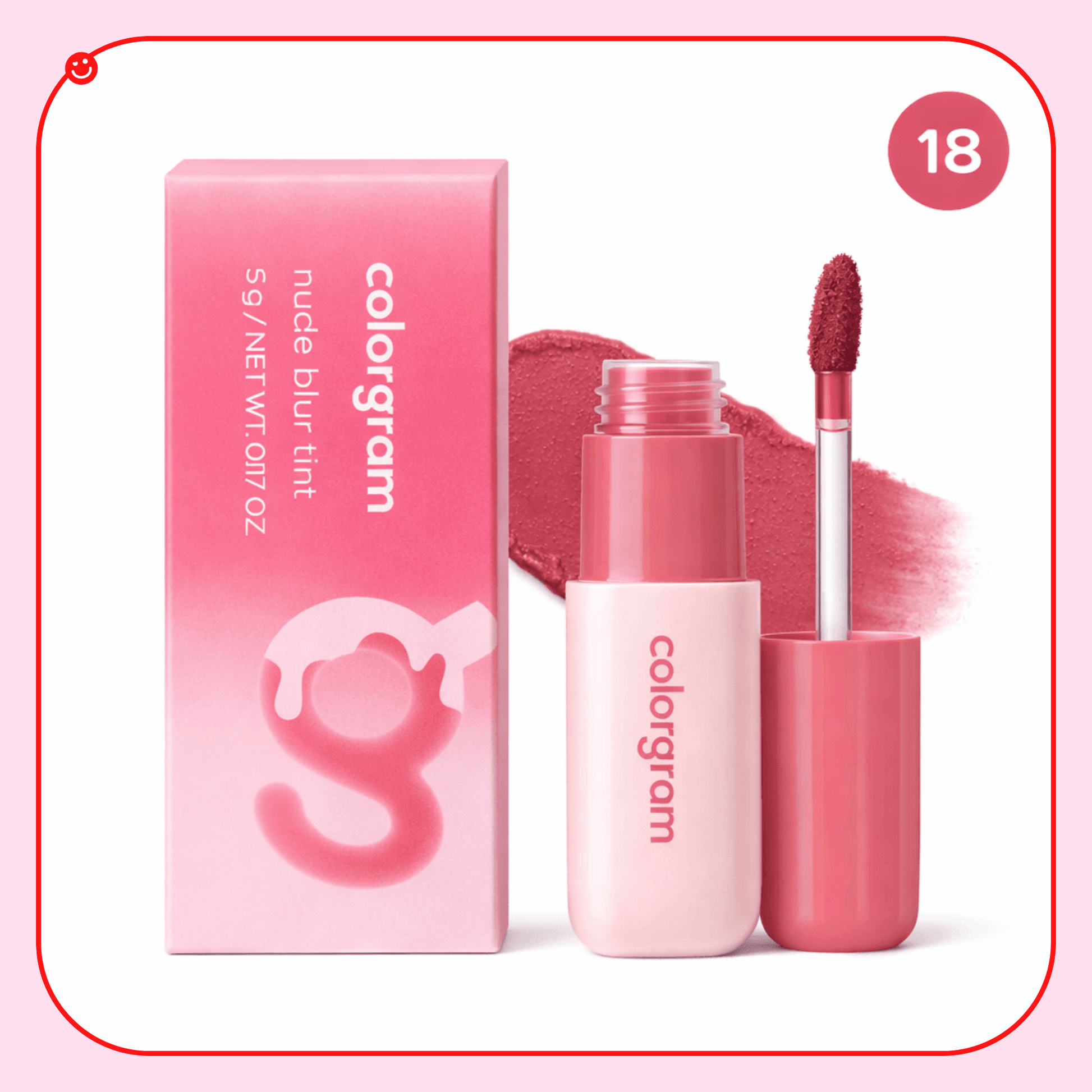 Korean lip tint Colorgram Amazing Berry Nude Blur velvet finish K-beauty - Overrated Korean Beauty & More